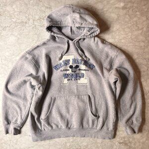 Walt Disney World Disney Parks Official Gray Sweatshirt Hoodie Mickey Mouse M